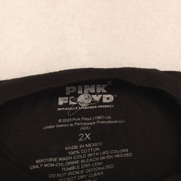 Pink Floyd Band Graphic Short Sleeve Crew Neck T Shirt Mens Size 2XL Black - Picture 3 of 8